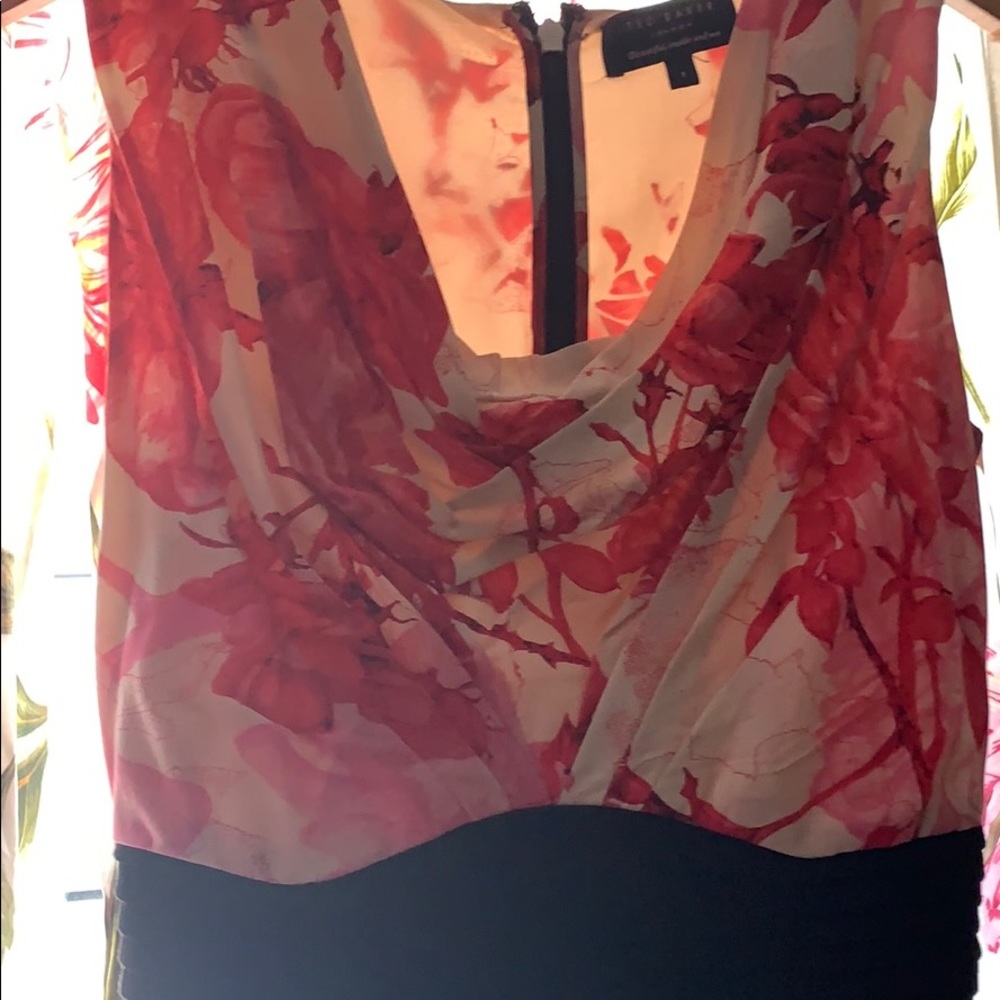 Ted Baker floral dress. Size 1